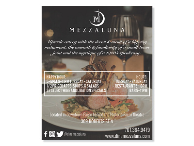 Mezzaluna's Ad ad ad design design