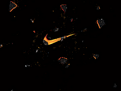 Nike - Bring the Heat illustration explosion fire lava letters magma melting nike swoosh type typography volcano