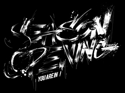 Season Opening adobe brush digital lettering photoshop type treatment typography wacom