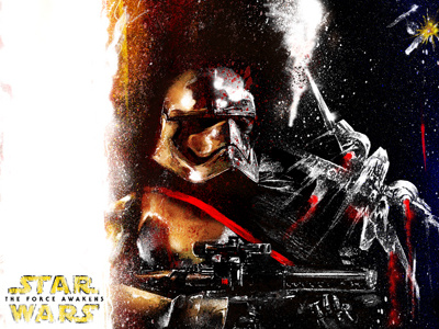 Kyloren By Chin2off death star kylo ren airbrush illustration drawing poster movie the force awakens star wars