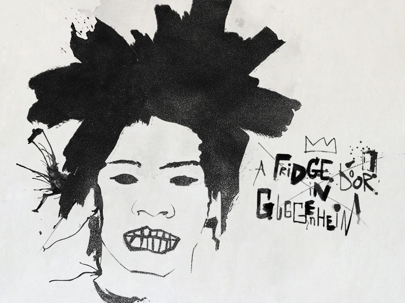 Basquiat basquiat lettering expressive illustration typography ink brush