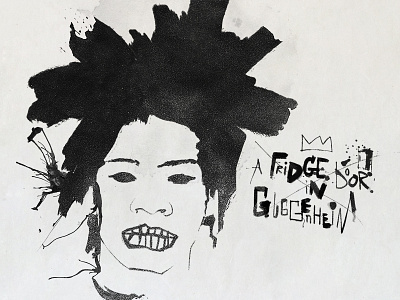 Basquiat basquiat brush expressive illustration ink lettering typography