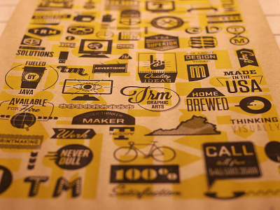 Promotional Piece design print printmaking promo screen screenprint