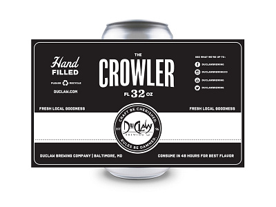 Crowler! 32oz beer beer can beer label craft beer crowler growler