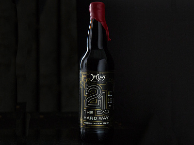 21 The Hard Way || Russian Imperial Stout ale barrel beer bourbon brewery craft gold handle imperial stout tap taproom