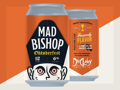 Mad Bishop beer craft beer dry hopped hops india pale ale motueka oktoberfest script sign