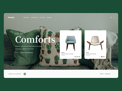 Homely. Furniture App app furniture ui design ux design web app web design