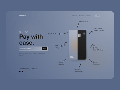 OneCard Credit Card App Concept app branding card concept credit creditcard design ui ui design ux ux design web design