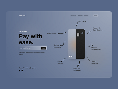 OneCard Credit Card App Concept