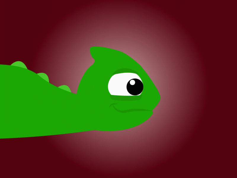 Chameleon Tongue Eye-roll 2d animation after effects after effects animation animated gif animation chameleon chameleon animation gif gif animation
