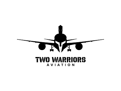 ✈️ Two Warriors Aviation Logo Design⁠ aviation logo branding clothing cool symbol emblem fashion flat icon graphic design instagram logo logo design luxury minimal minimalist modern monogram streetwear
