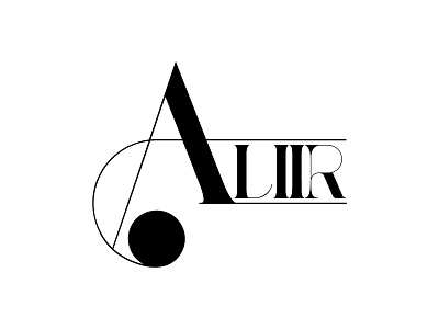 ✌🏻 ALIIR Wordmark Logo Design⁠