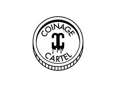 💰 Coinage Cartel Logo Design⁠ apparel apparel logo cc cc logo clothing coin logo design mark minimal modern monogram streetwear