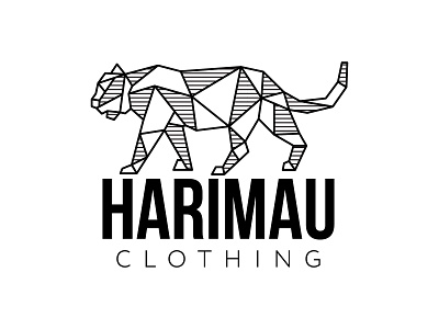 🐅 Harimau Clothing Logo Design⁠ apparel clothing geometric logo logo design modern tiger tiger logo