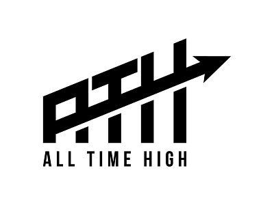 📈 All Time High Logo Design, A + T + H Emblem⁠ ath ath logo branding finance logo increasing logo logo design minimal modern up
