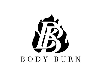 ✌🏻 Body Burn Logo Design, BB + Fire Emblem⁠ ⁠ athletic bb bb logo branding clothing logo fire logo fire mark gym logo logo logo design modern wear
