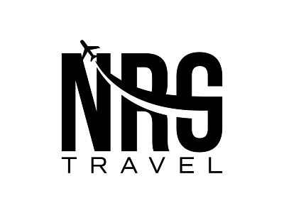 ✌🏻 NRG Travel Logo Design, NRG Emblem⁠ branding graphic design logo logo design minimal modern nrg plane travel travel logo