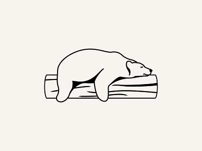 sleeping bear outline