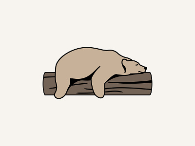 sleeping bear outline