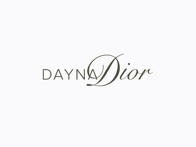 Dayna Dior Luxury Clothing Brand Logo Design apparel clothing d logo fashion logo fashion logo design letter d logo design branding logotype minimalist modern type wordmark