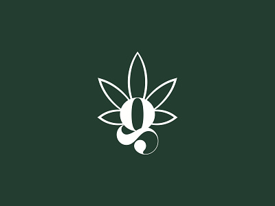 G + Weed Monogram Logo Design branding cannabis logo g mark letter g logo design logo mark logotype mark monogram weed logo weed mark