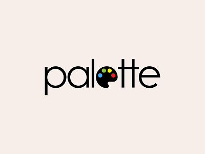 Art Palette Wordmark Logo Design