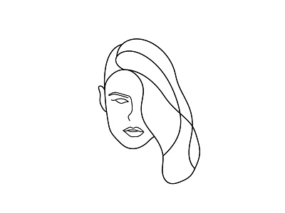 Women Lineart Logo Illustration branding draw drawing girl lineart minimal sketch sketchbook vectorart woman woman illustration women head