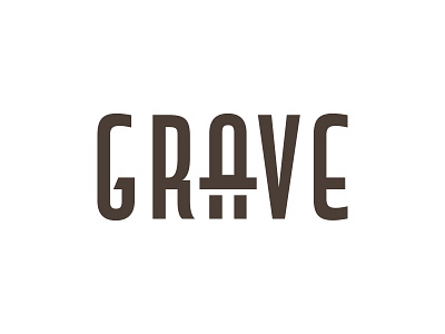 Grave / Gravestone Wordmark Logo Design Concept branding grave gravestone graveyard logo logo design logotype typography wordmark wordmark series