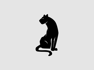 Puma Silhouette Illustration & Logo Design Concept branding cat illustration logo logodesign mascot minimalist logo modern puma silhouette sketch wild cat