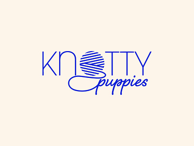 Knit + Puppy Leash / Pet Accessories Store accessory branding dog dog walking knit knitting leash logo logo design logo mark pet puppy