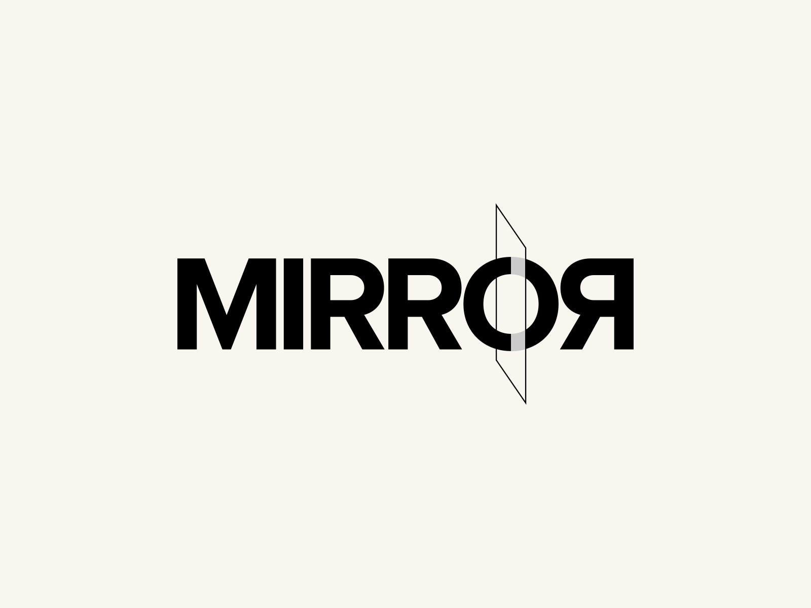 Mirror⁠ Wordmark Letter Mark Logo Design⁠ by Murat Bo on Dribbble
