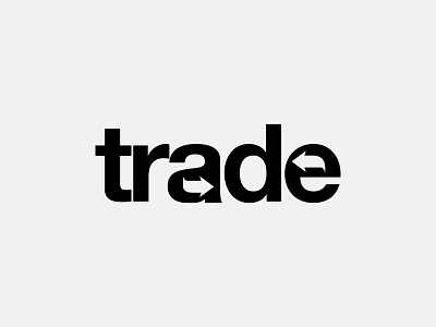 Trade Wordmark Letter Mark Logo Design⁠