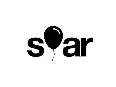 Soar Wordmark Letter Mark Logo Design⁠ ascend balloon branding letter mark logo logo design logo mark logotype mark soar type wordmark