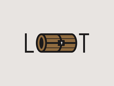 Loot Wordmark Logo Design Concept