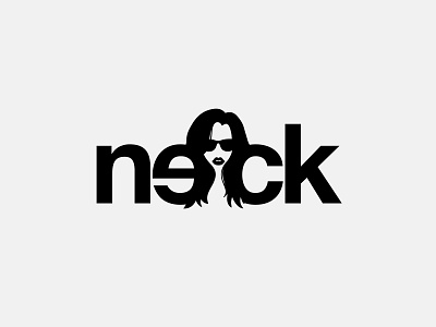 Neck Wordmark Letter Mark Logo Design branding letter mark logo logo design logo mark mark neck neck logo type typography woman wordmark