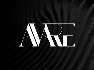 AVARE Luxury Fashion Brand Wordmark Logo Design branding clothing fashion logo logo design logo mark luxury mark minimalist modern typography wordmark