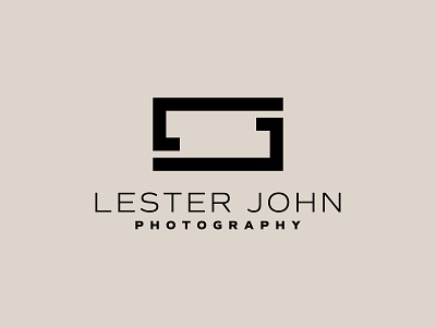 L + J + 16x9 Aspect Ratio Photography Logo Mark Design