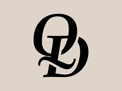 Q + D Luxury Fashion Monogram Logo Mark Design