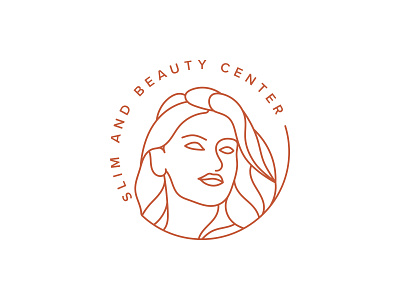 Beauty Center Logo & Minimal Illustration Design beauty logo branding illustration logo logo design logo mark minimal minimalist one line silhouette woman