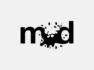 Mud Wordmark Letter Mark Logo Design⁠