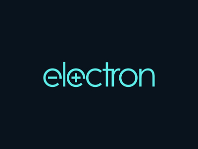 Electron Wordmark Letter Mark Logo Design⁠ branding design electron letter mark logo logo design logo mark mark minimal minimalist design negative particle positive pozitron wordmark