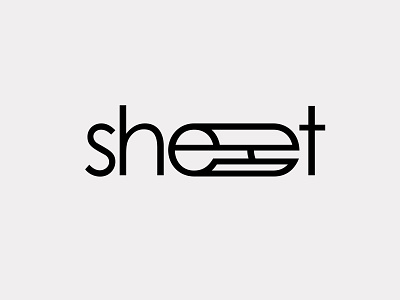 Sheet Wordmark Letter Mark Logo Design⁠