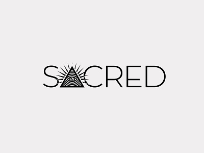 Sacred Wordmark Letter Mark Logo Design⁠