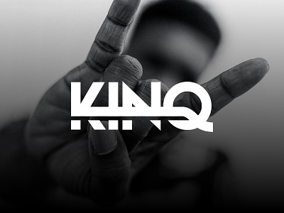 KINQ Streetwear & Fashion Wordmark Logo Design