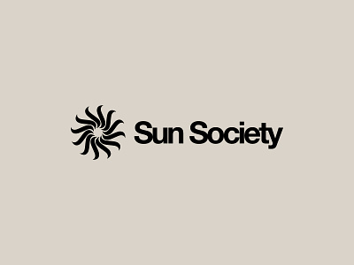 Letter S + Sun Icon + Community Fashion Logo Mark Design