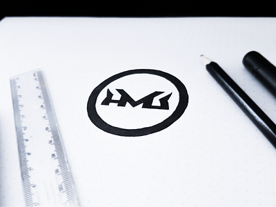 HMB Sketch brand branding clean concept design icon identity illustrator logo sketch sketches sketching