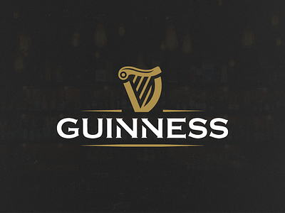 Guinness rebrand concept brand branding clean concept design graphic design guinness icon identity illustrator logo rebrand