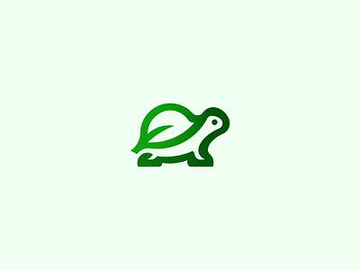 Nature Turtle 🐢+🍃 bio brand branding character clean concept design eco ecofriendly graphic design icon identity illustrator turtle
