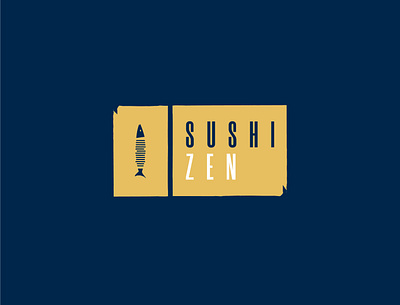 Sushi Zen branding design logo