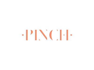 Pinch design logo typography